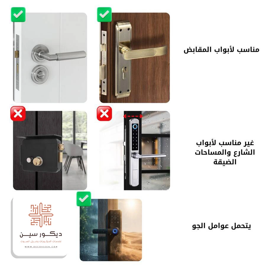 أقفال ذكية للبيوت الاحساء